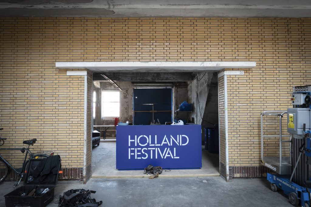 Opbouw Holland Festival