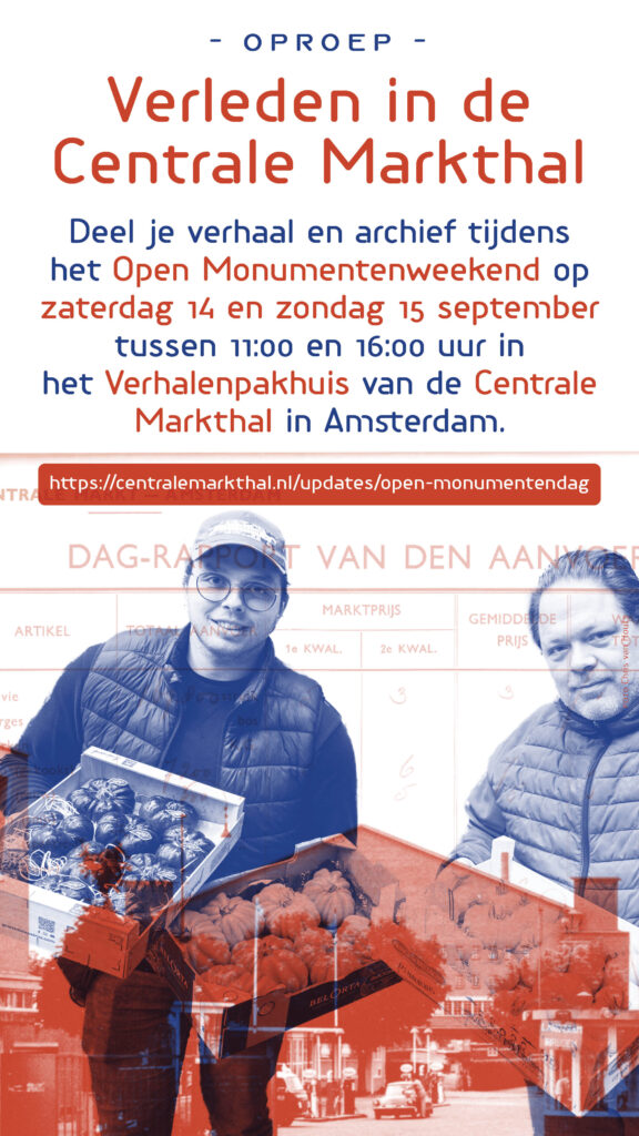 OPEN MONUMENTENDAG OPROEP